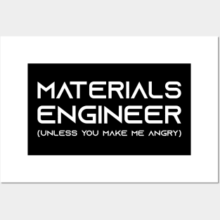 materials engineer Posters and Art